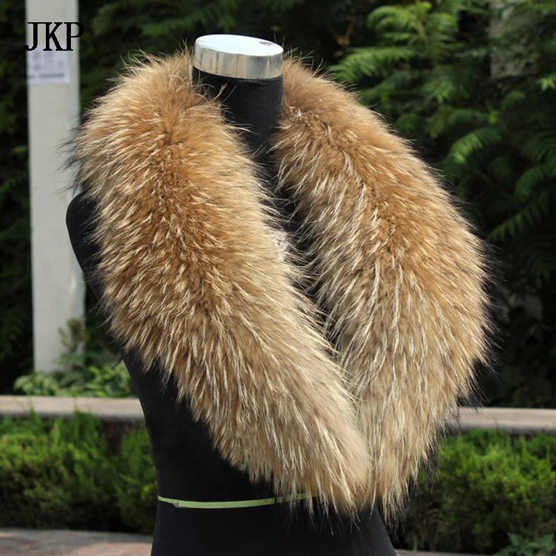 Winter Clothing Pk - Natürlicher Pelzkragen aus echtem Waschbärpelz, Fuchskragen,