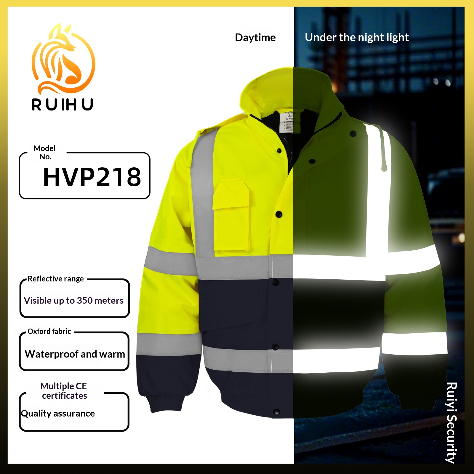 Winter Clothing Pk - Winter Hochsichtbare Warme Jacke für Herren