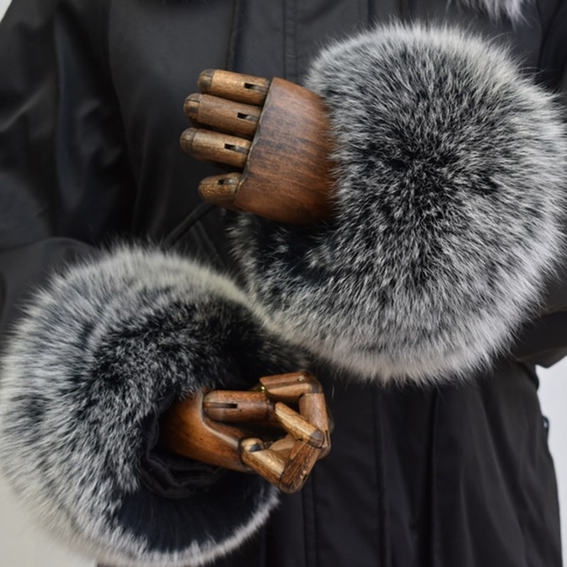 Fuchspelz-Manschetten für Dame – Winter Clothing Pk Bewertung und Preis