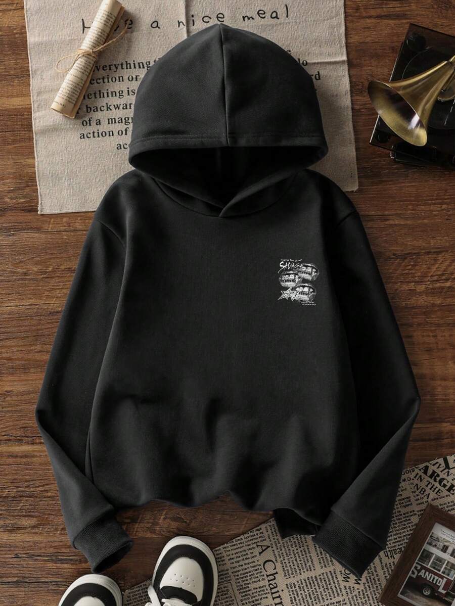 1 Stück, warmes Sweatshirt mit – Winter Clothing Drawing Bewertung und Preis